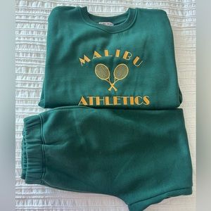 Malibu Hunter Green Sweatsuit